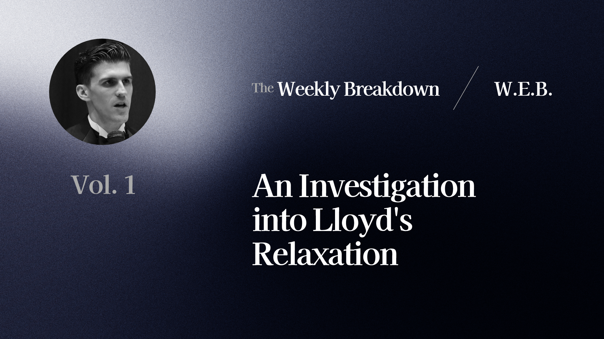 An Investigation into Lloyd's Relaxation